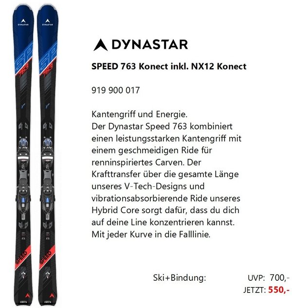 Dynastar speed 763 Konect