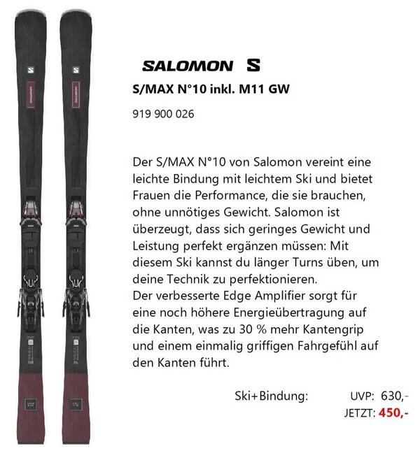 Salomon s/max n 10 M11 GW