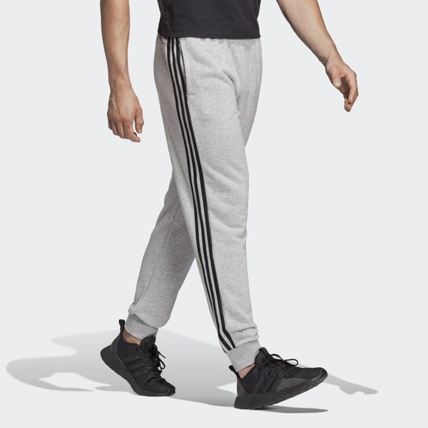 Adidas Essentials 3 Stripes Tapered Cuffed Hose Herren