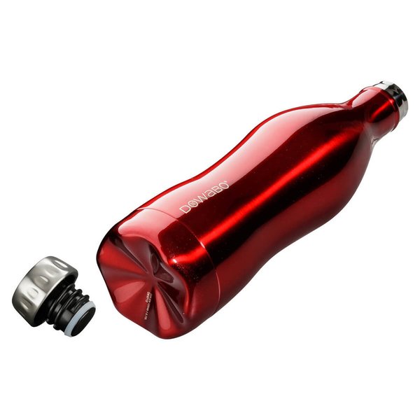 DOWABO Isolierflasche 750 ml, Metallic Red