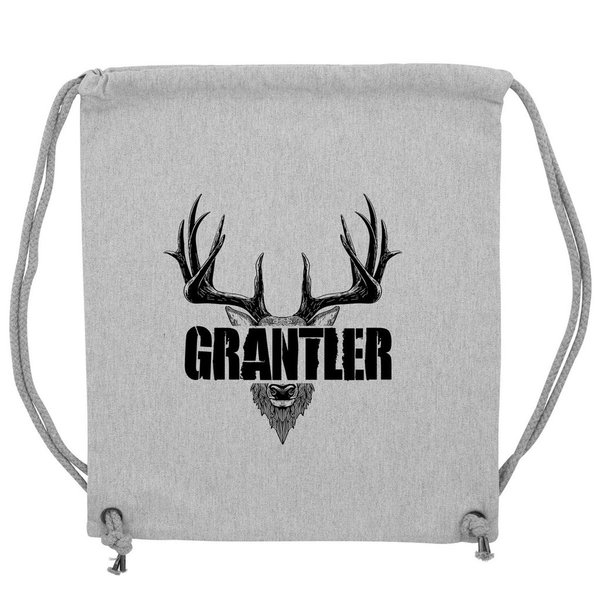 DATSCHI TRACHTEN Gym Bag "Grantler", heather grey