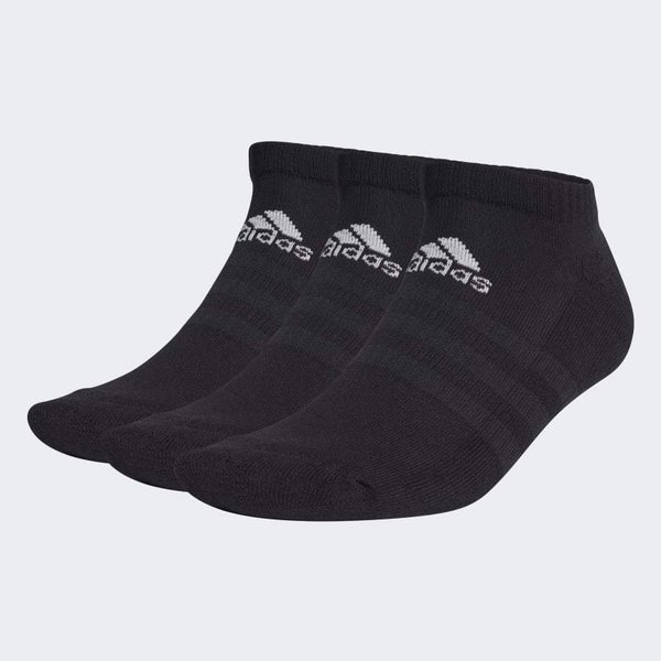 ADIDAS Cushioned Low Cut Socken 3er Pack, black/black/black