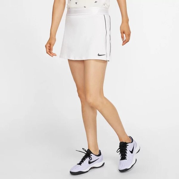 Nike Court Dri-Fit Damen Tennisrock, white