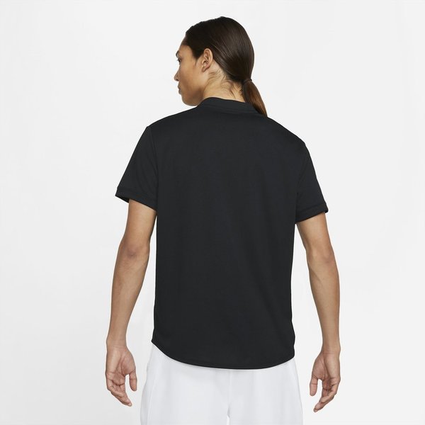 NIKE Court Dri-Fit Herren Tennis Poloshirt, black
