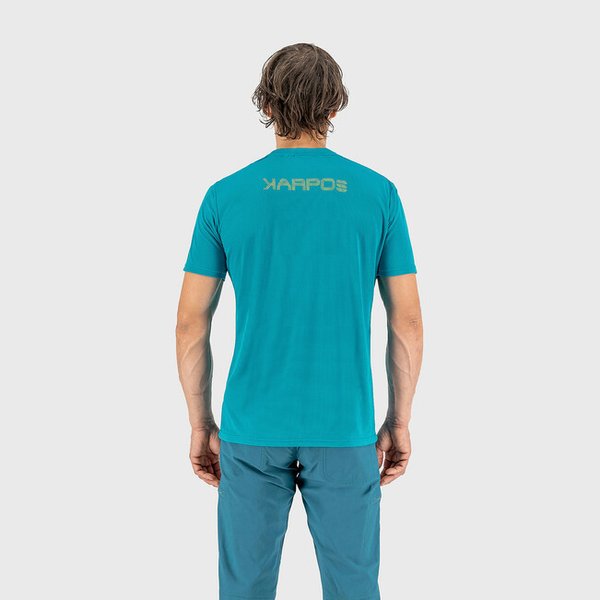 KARPOS Loma Print Jersey Herren Shirt, enamel blue