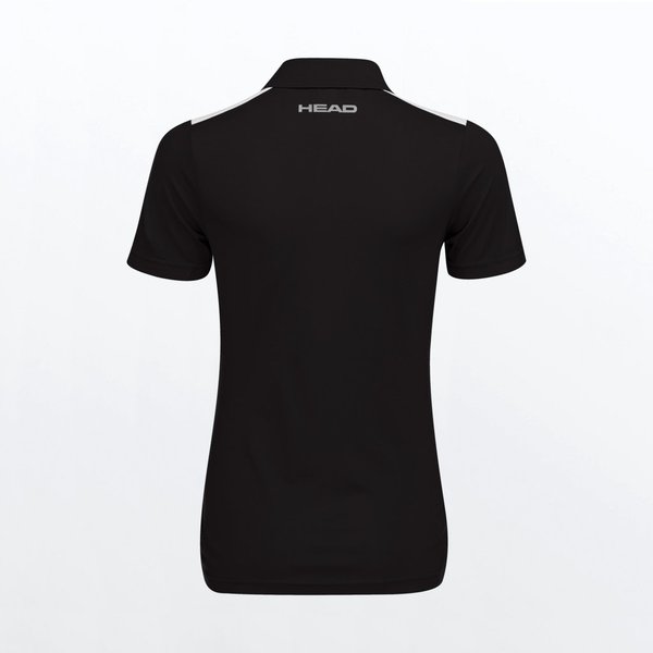 HEAD Club 22 Tech Polo Damen Tennisshirt, black