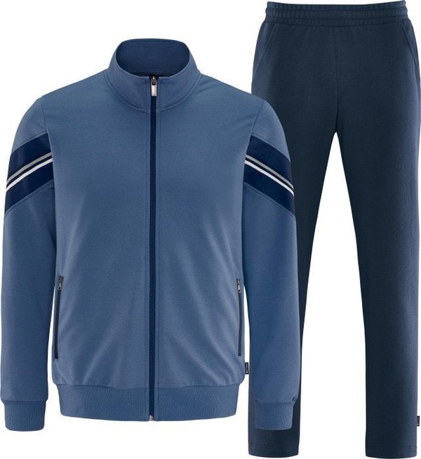 SCHNEIDER Sportswear GEOFFM Herren Trainings-Anzug, bluefuture/dunkelblau