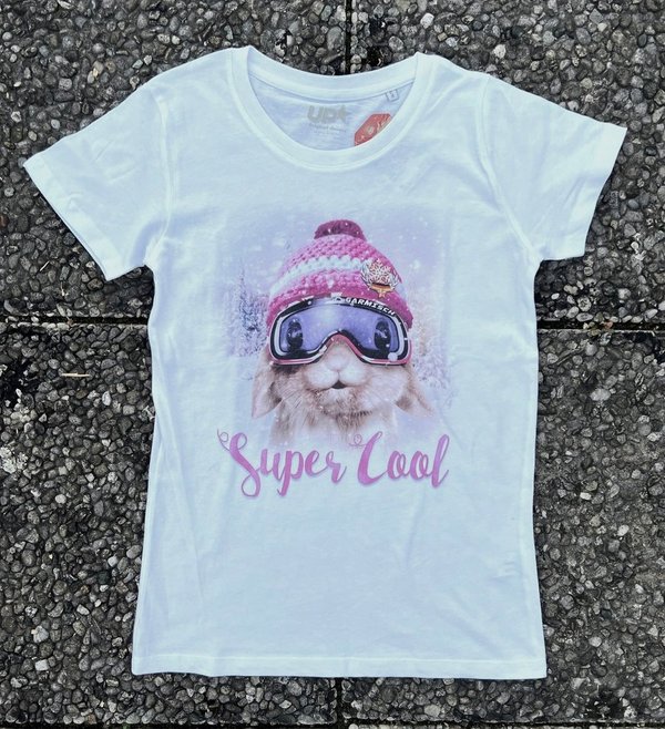 UPSTAR Damen T-Shirt "Super Cool" Skihase - Garmisch