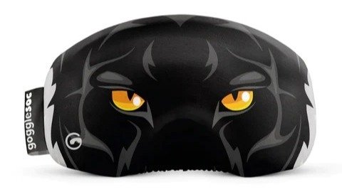 GOGGLESOC Skibrillenschutz, black panther