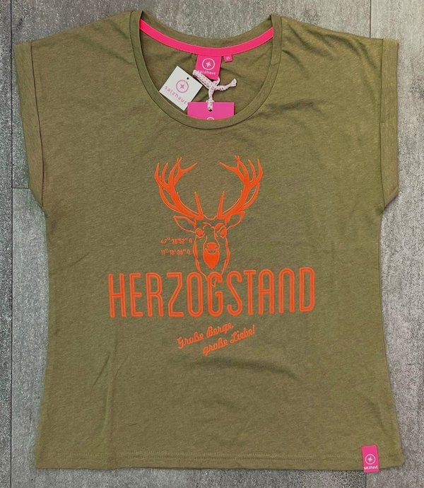 SALZHAUT Damen T-Shirt "Herzogstand" seagrass