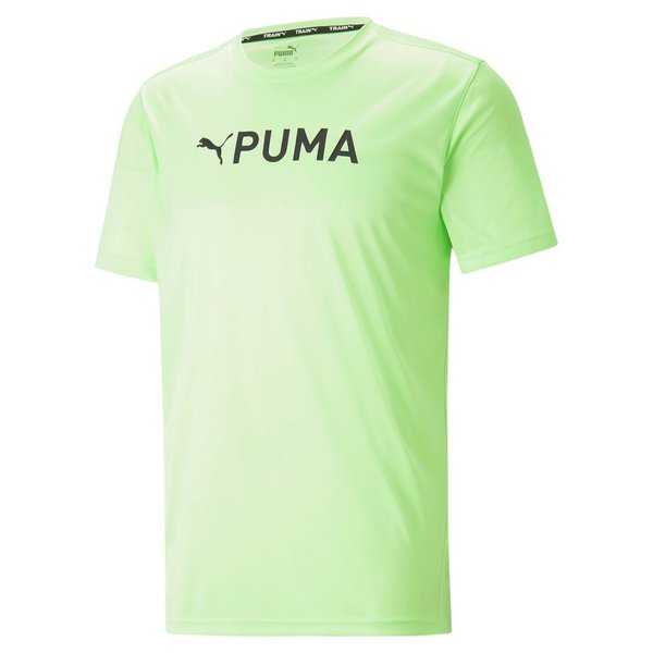 PUMA Fit Logo Herren Shirt, fizzy lime