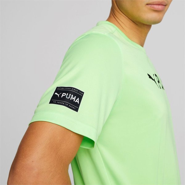 PUMA Fit Logo Herren Shirt, fizzy lime