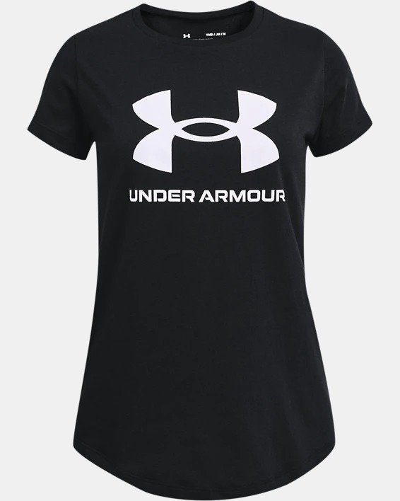 UNDER ARMOUR Sportstyle Kinder Shirt, black