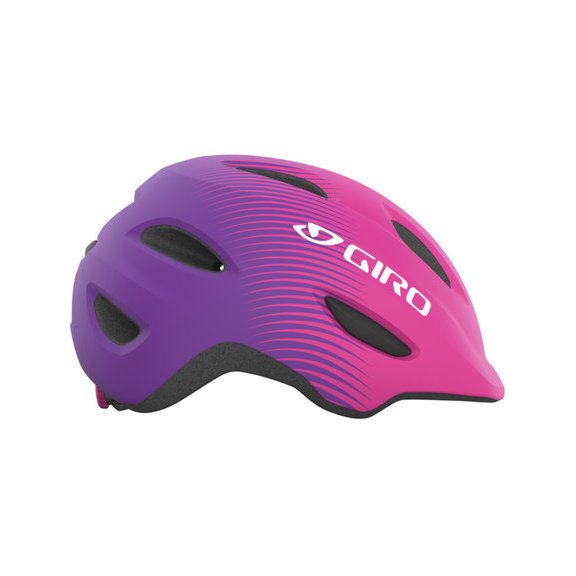 GIRO Scamp Kinder Fahrradhelm, bright pink purple
