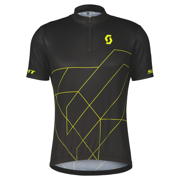 SCOTT RC Team 20 Herren Fahrradtrikot, black/sulphur yellow