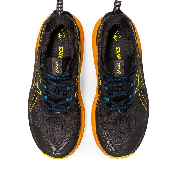 ASICS Trabuco Max 2 Herren Trailrunning Schuhe, black/golden yellow