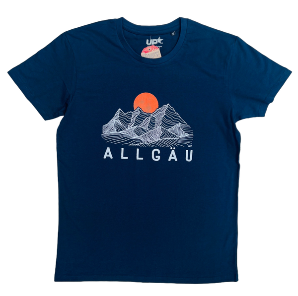 UPSTAR Herren T-Shirt "Peaks and Lines" Allgäu