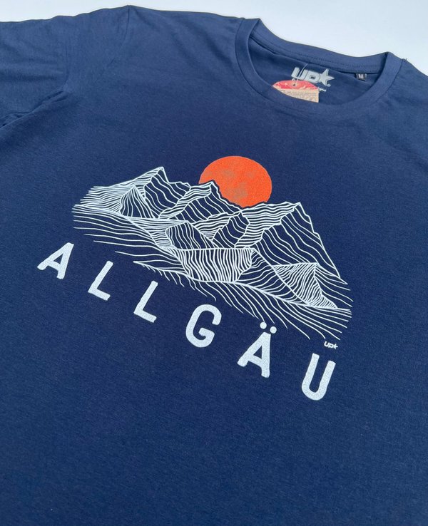 UPSTAR Herren T-Shirt "Peaks and Lines" Allgäu