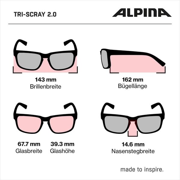 ALPINA TRI-SCRAY 2.0 Sport Sonnenbrille