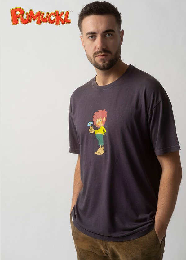 BAVARIAN CAPS Herren Shirt "Pumuckl Blume" graphit