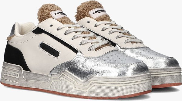 SCOTCH & SODA Lillie Low Damen Sneaker, white/silver