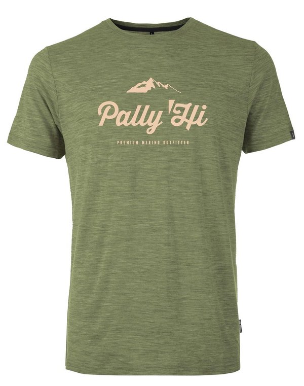 PALLY HI Classic Peak Herren Merino Shirt, freckled pine