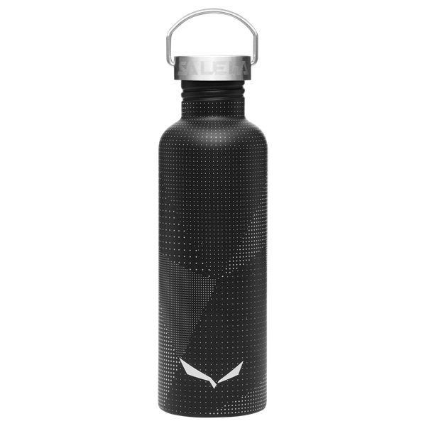 SALEWA Aurino Stainless Steel 1,5L Bottle, black out/dots