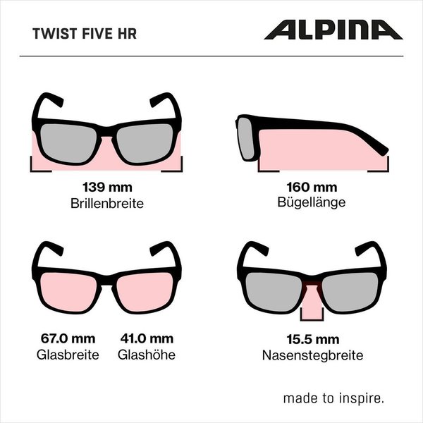 ALPINA Twist Five HR V Sportbrille
