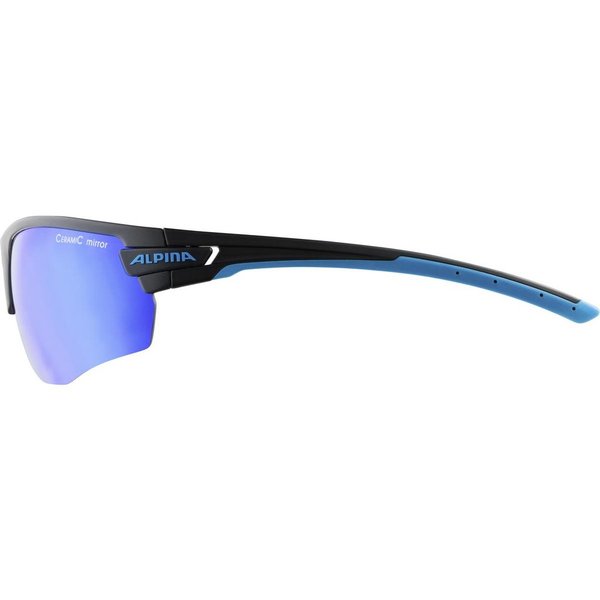 ALPINA Tri-Scray 2.0 HR Sportbrille, black matt-cyan