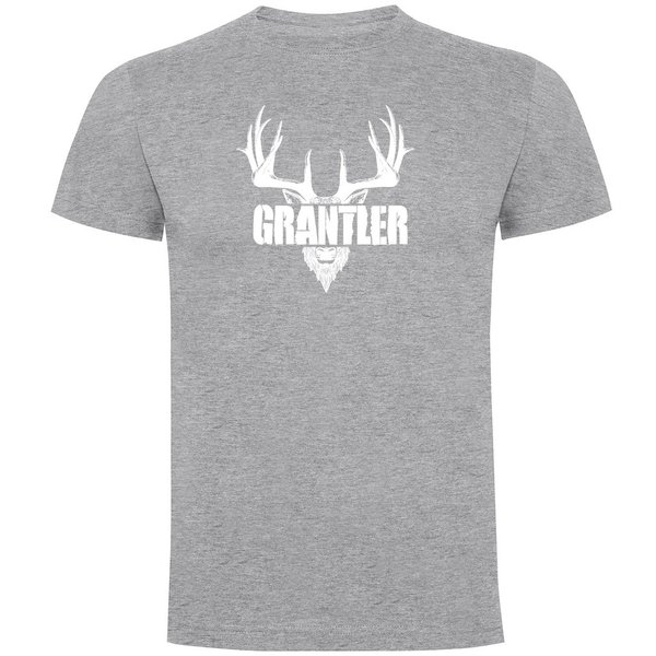 DATSCHI TRACHTEN Kinder Shirt "Grantler" grey heather/weiß